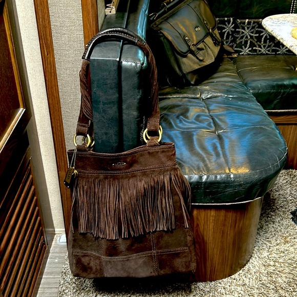 Euc Ugg suede boho bag. Perfect for fall and winter! - Picture 1 of 4